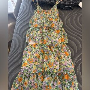 floral maxi dress
